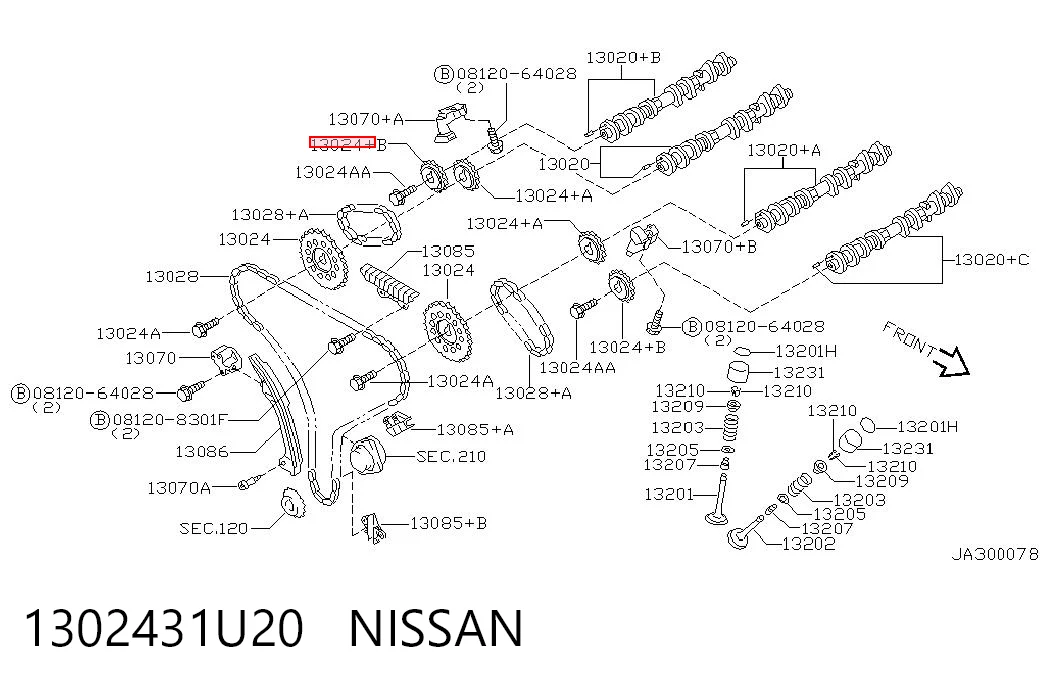 1302431U20 Nissan/Infiniti