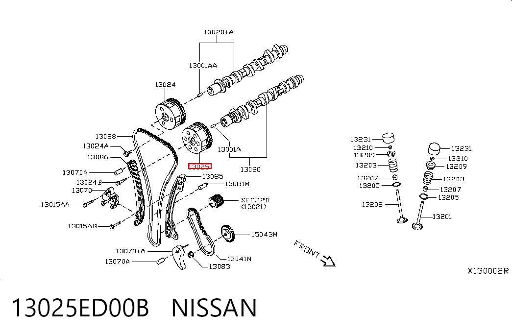 13025ED00B Nissan/Infiniti