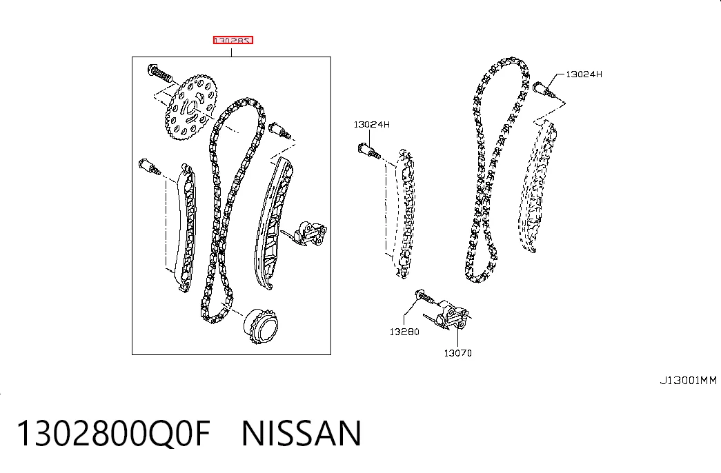 Cadeia do mecanismo de distribuição de gás, kit 6000620371 Fiat/Alfa/Lancia