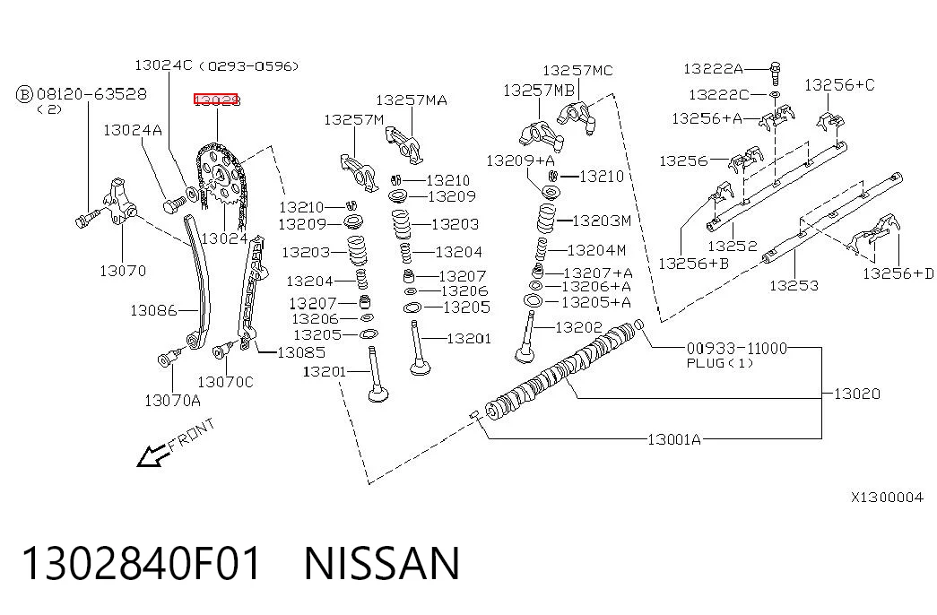 1302840F01 Nissan/Infiniti