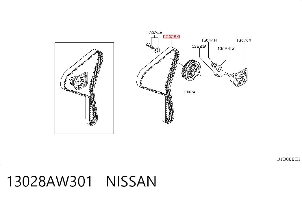 Correia do mecanismo de distribuição de gás Suzuki Grand Vitara preço, a partir de 38,23 USD