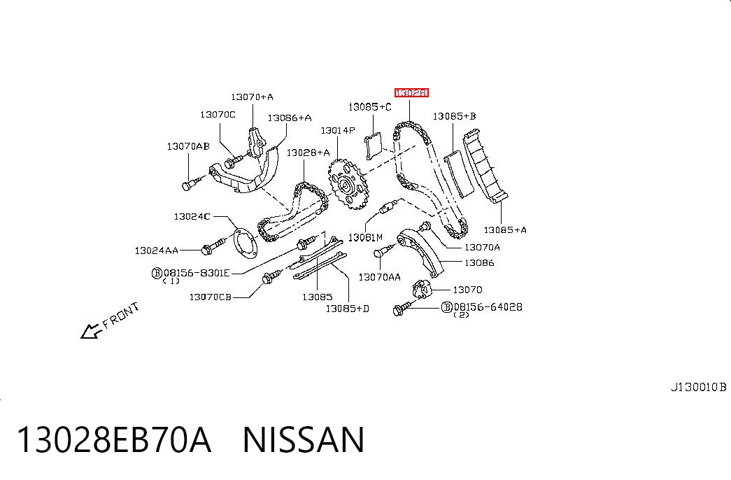 13028EB70A Nissan/Infiniti