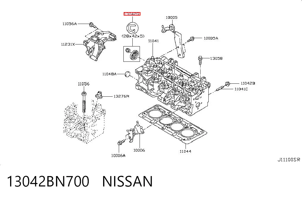 Vedação da árvore distribuidora de motor Nissan Almera II N16 ao melhor preço