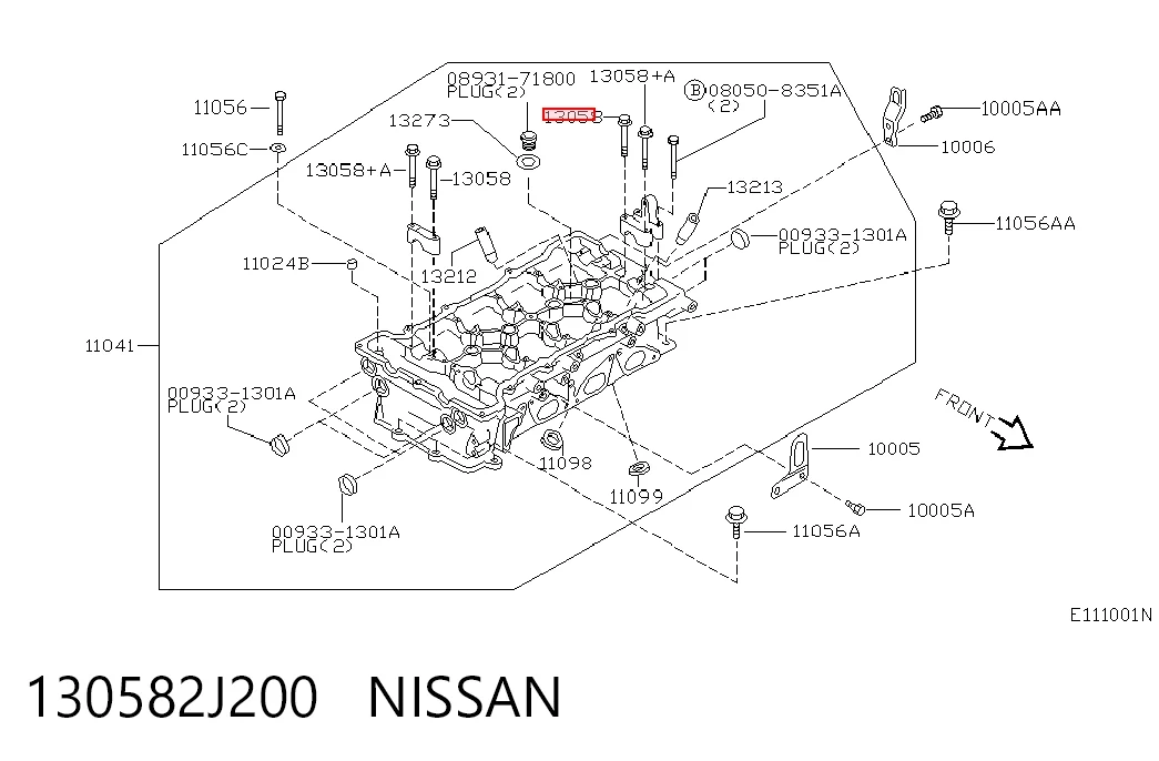 130582J200 Nissan/Infiniti