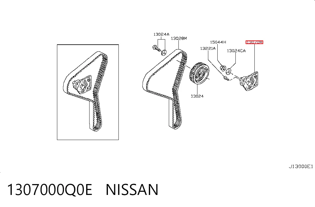 1307000Q0E Nissan/Infiniti