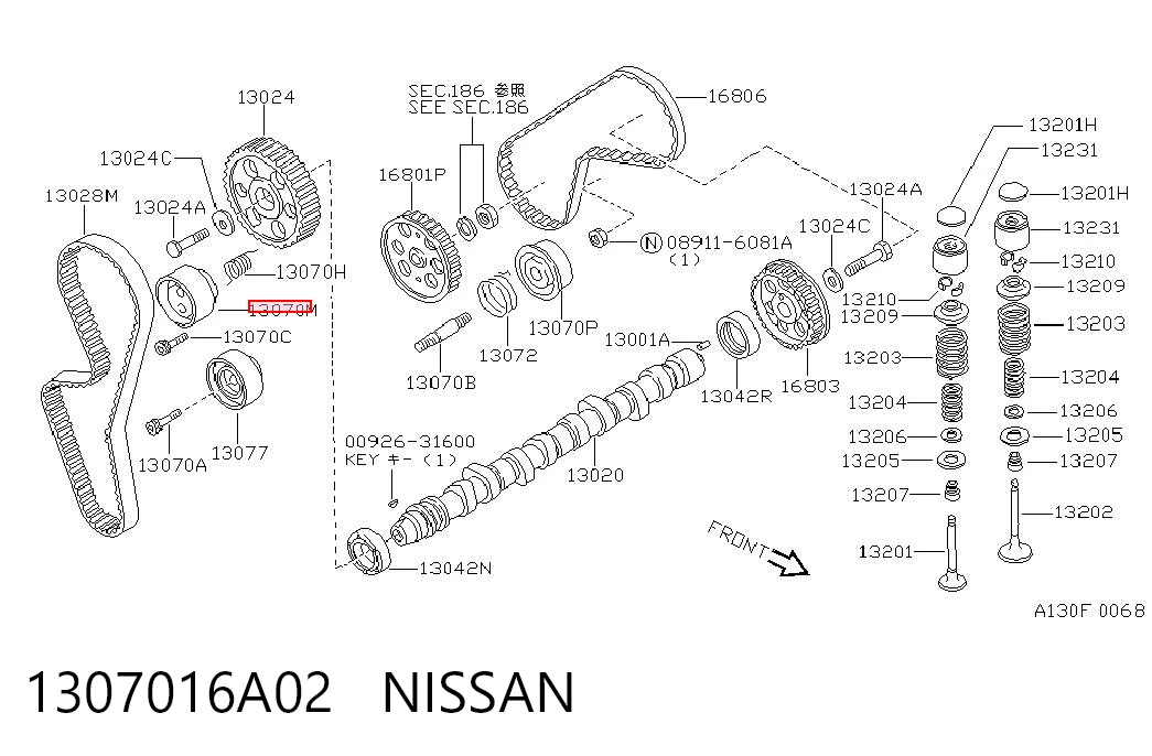 1307016A02 Nissan/Infiniti