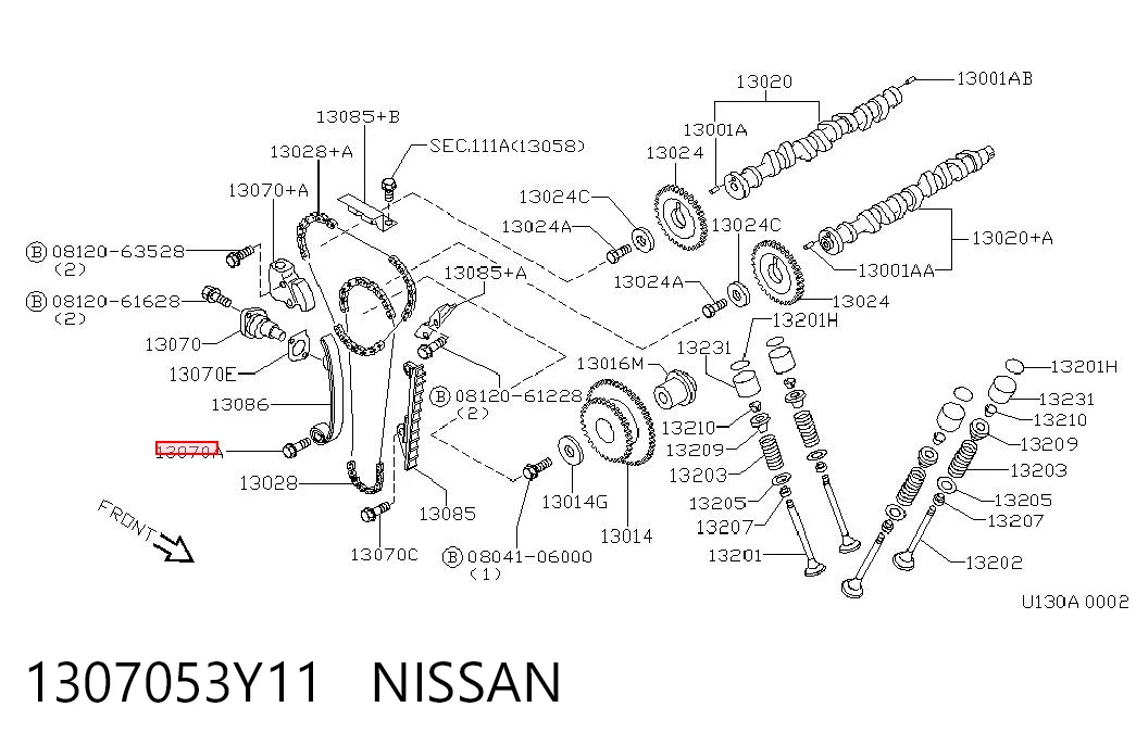 1307053Y11 Nissan/Infiniti