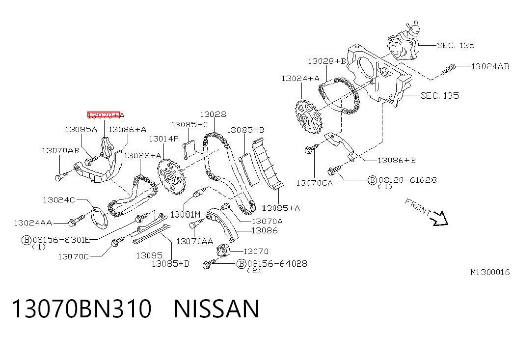 13070BN310 Nissan/Infiniti