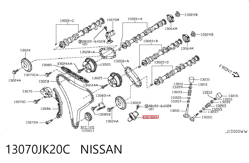 13070JK20C Nissan/Infiniti