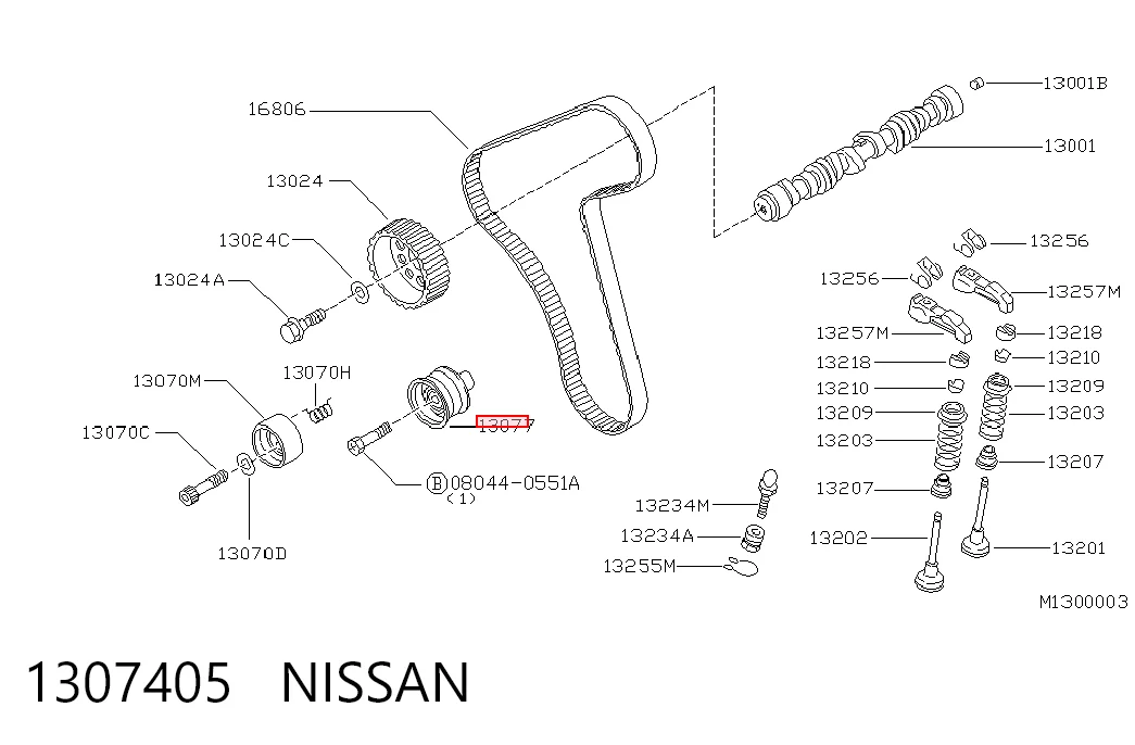 Compre Rolo parasita da correia do mecanismo de distribuição de gás Nissan Vanette 