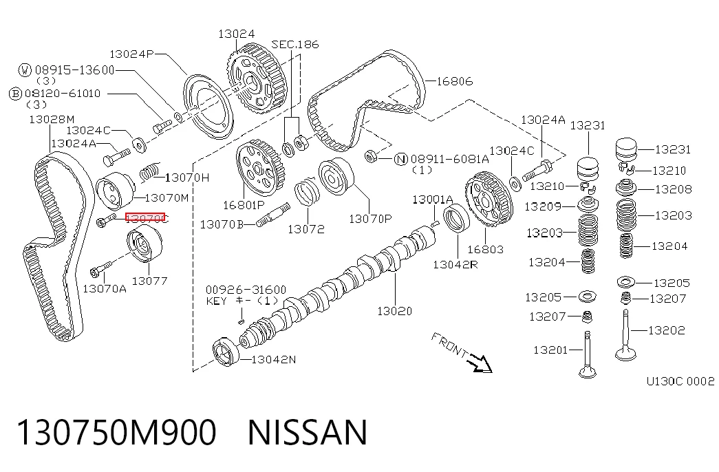 130750M900 Nissan/Infiniti