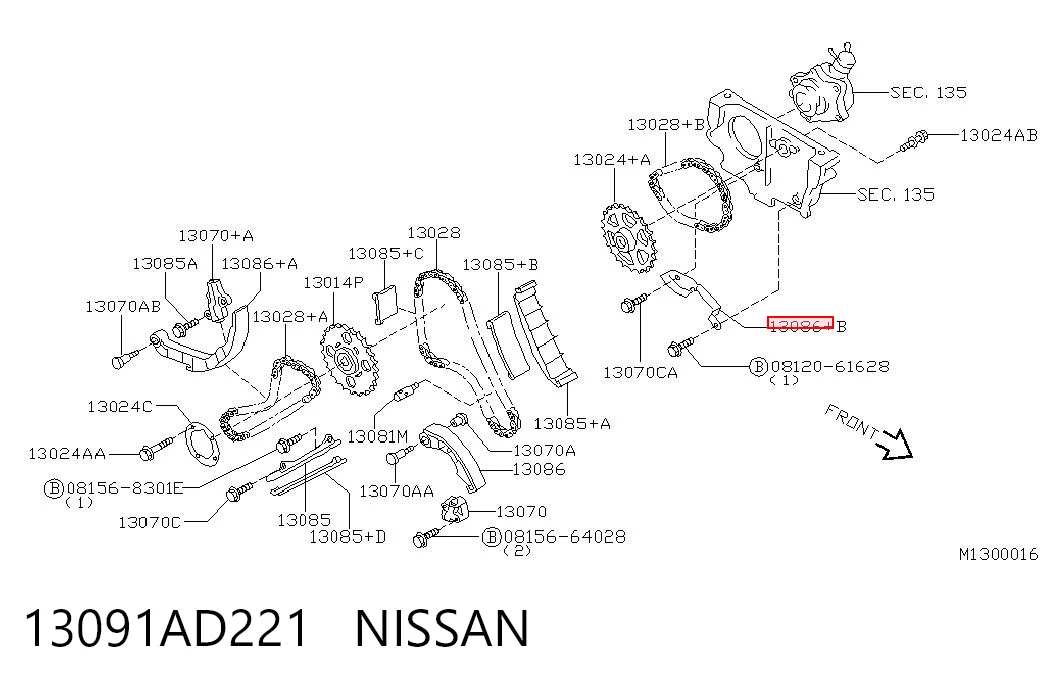 13091AD221 Nissan/Infiniti