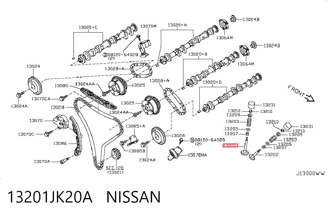 13201JK20A Nissan/Infiniti