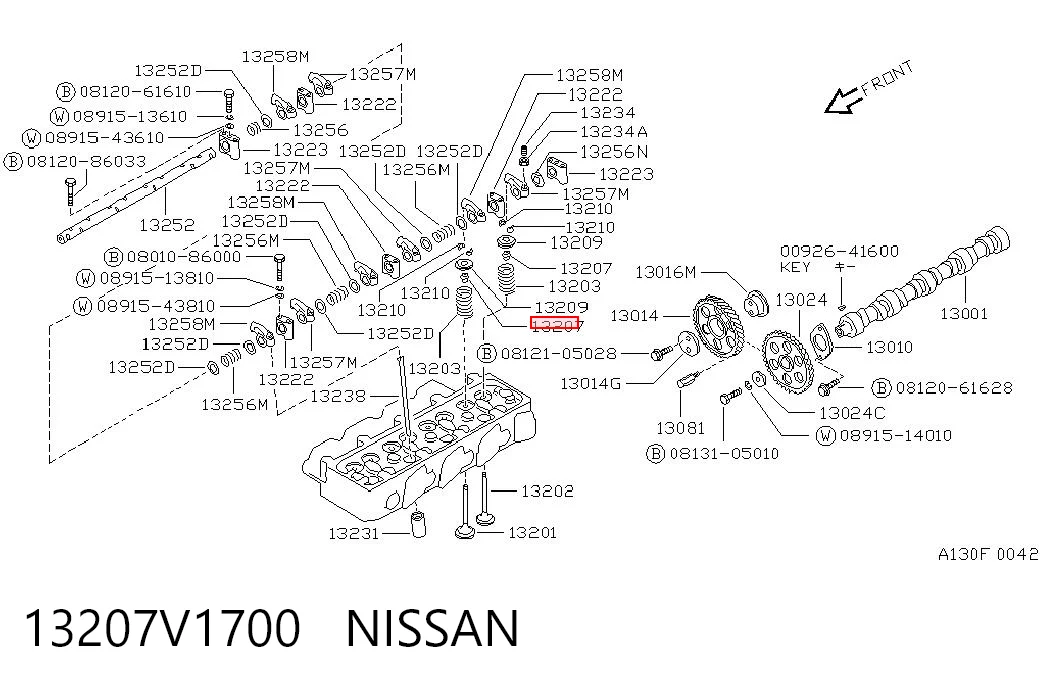 Compre Bucim de válvula (coletor de óleo), admissão/escape Nissan Vanette 