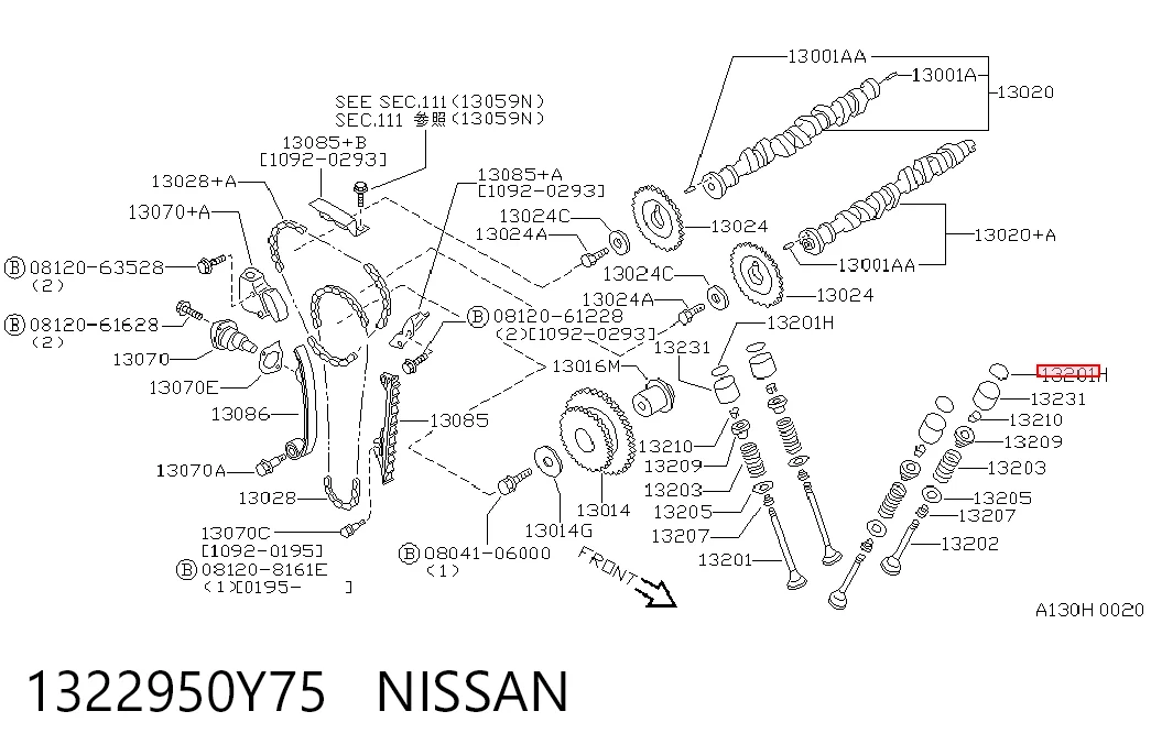 1322950Y75 Nissan/Infiniti