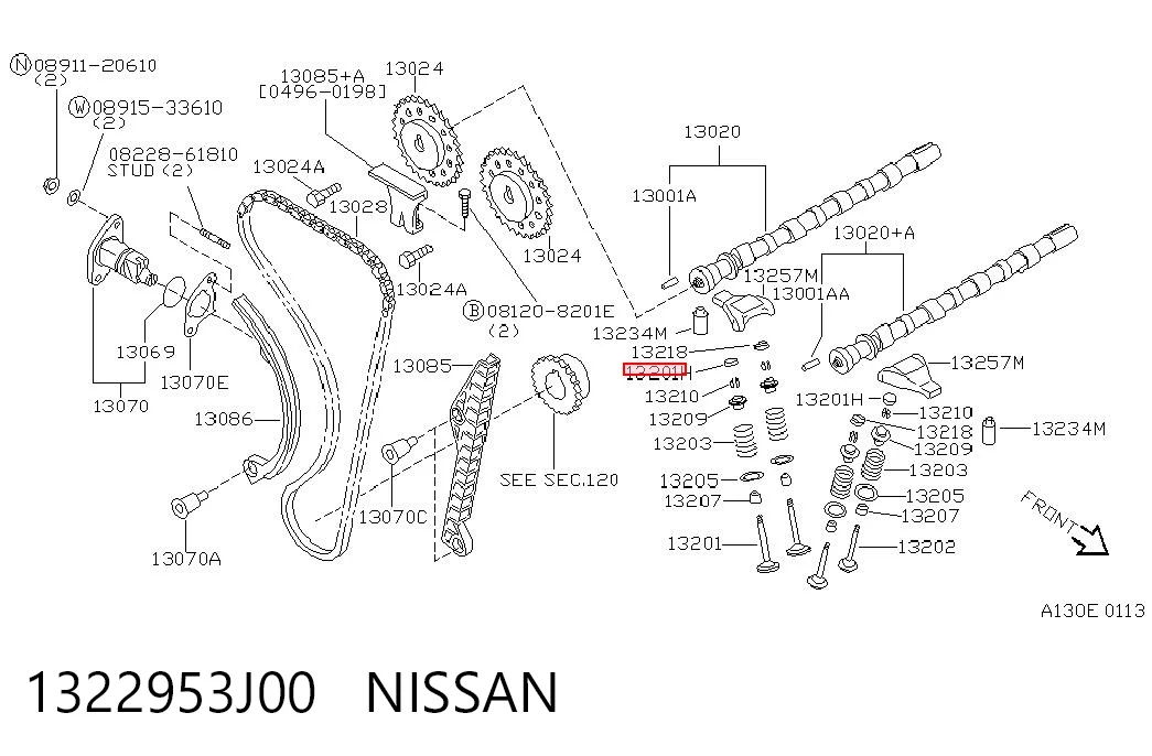 1322953J00 Nissan/Infiniti