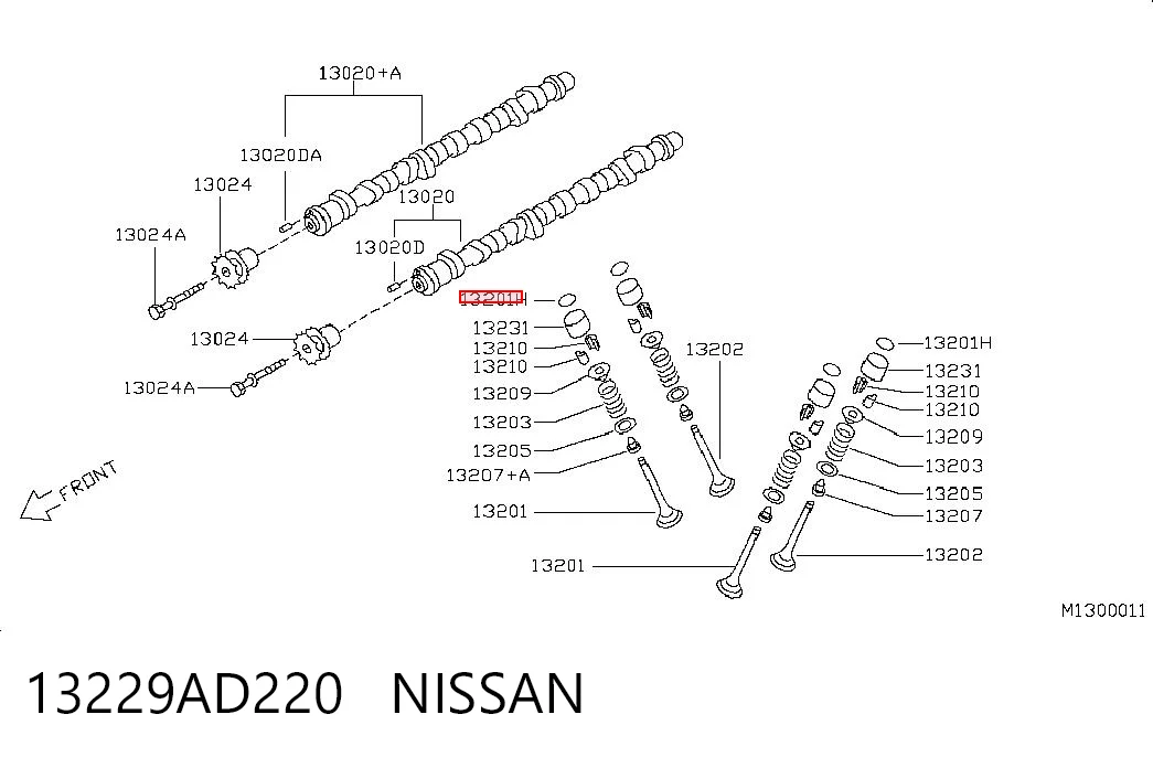 13229AD220 Nissan/Infiniti