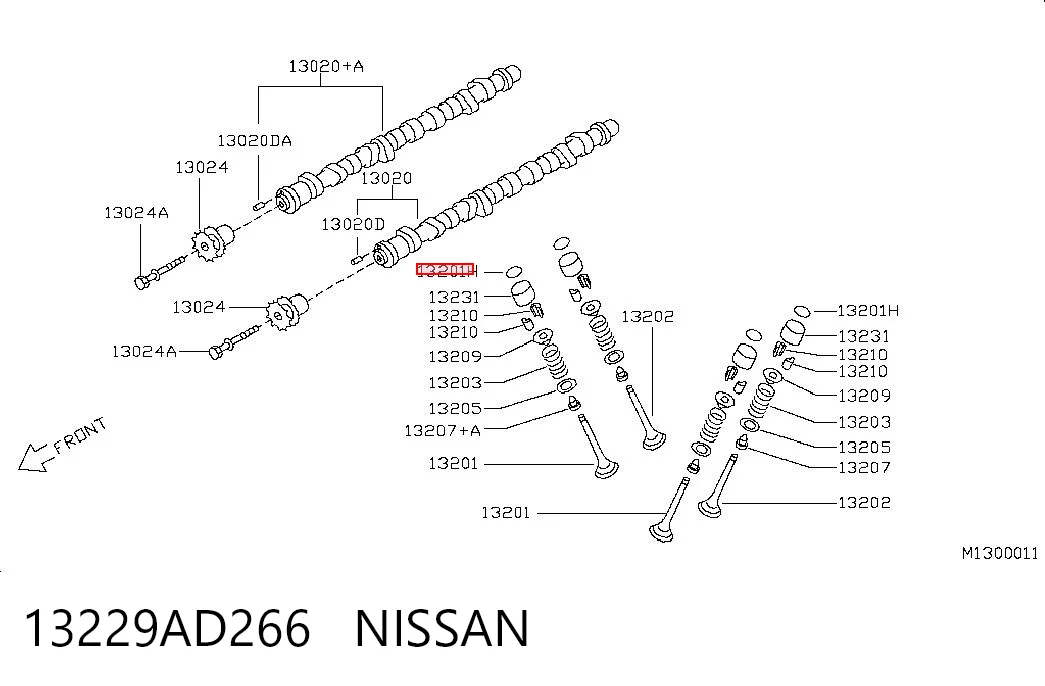 13229AD266 Nissan/Infiniti