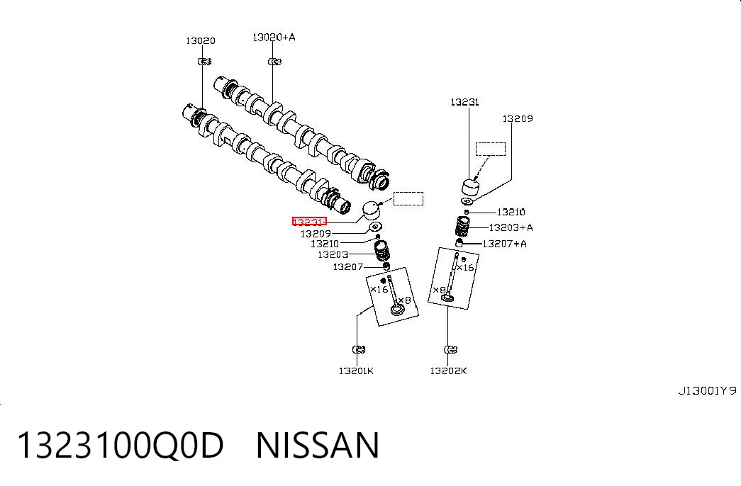Compensador hidrâulico (empurrador hidrâulico), empurrador de válvulas Nissan Micra K14 ao melhor preço
