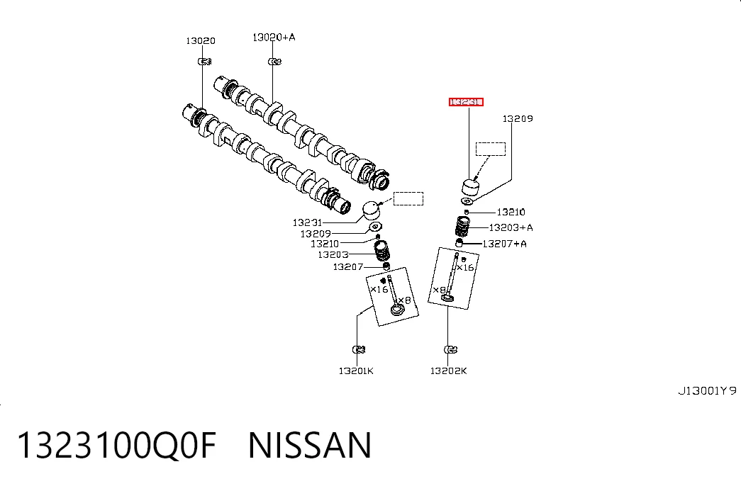 1323100Q0F Nissan/Infiniti