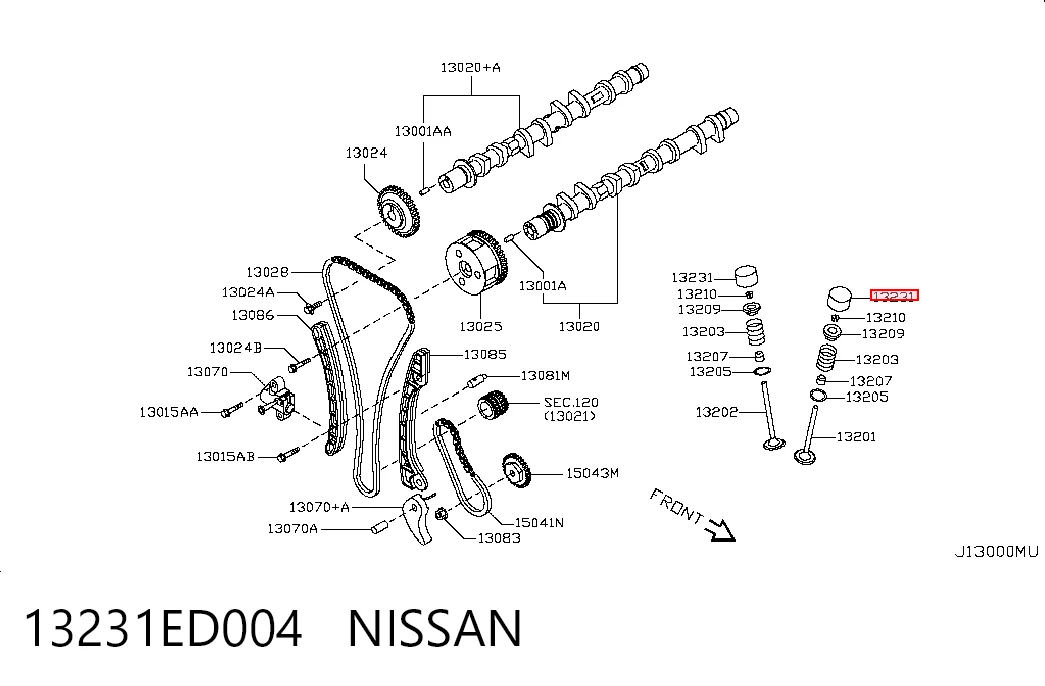 13231ED004 Nissan/Infiniti