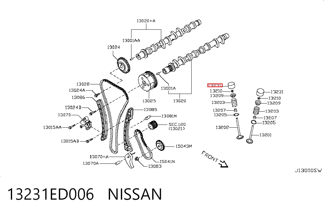 13231ED006 Nissan/Infiniti