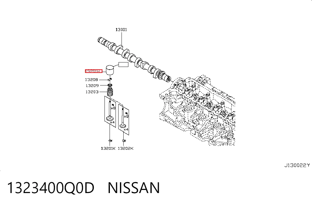 1323400Q0D Nissan/Infiniti