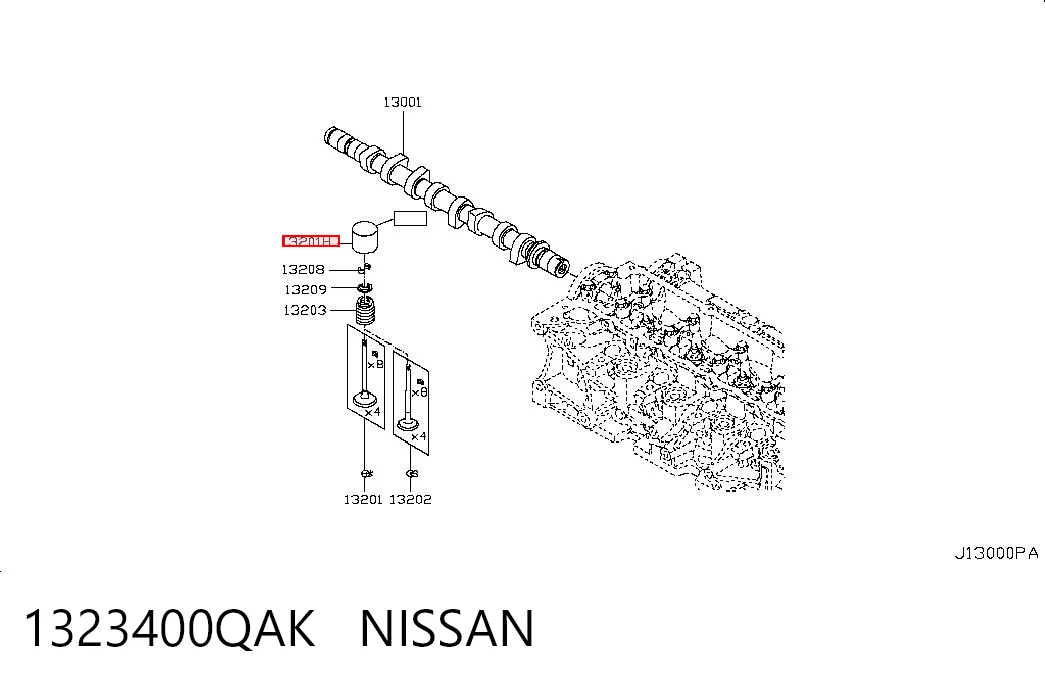1323400QAK Nissan/Infiniti