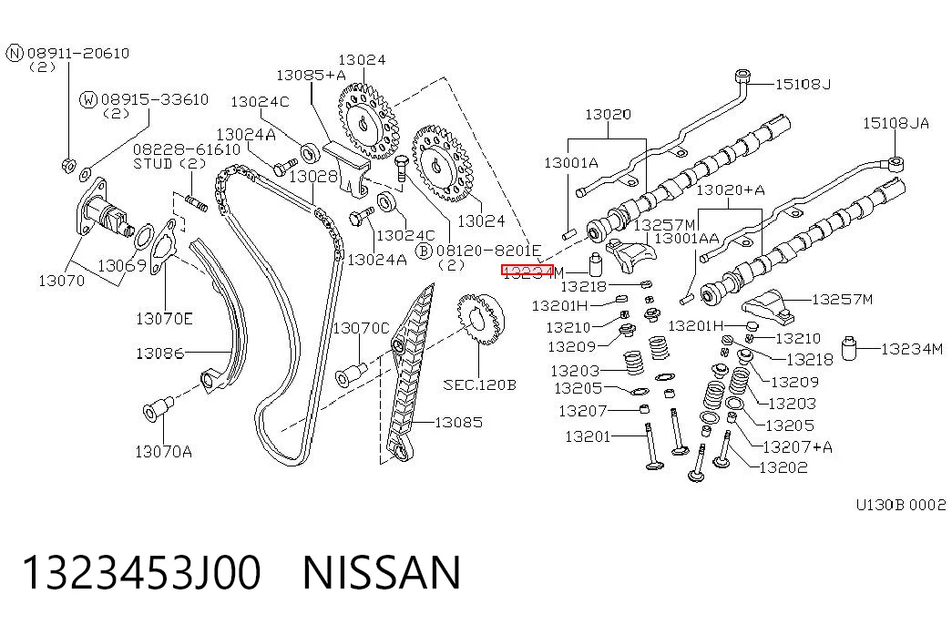 1323453J00 Nissan/Infiniti