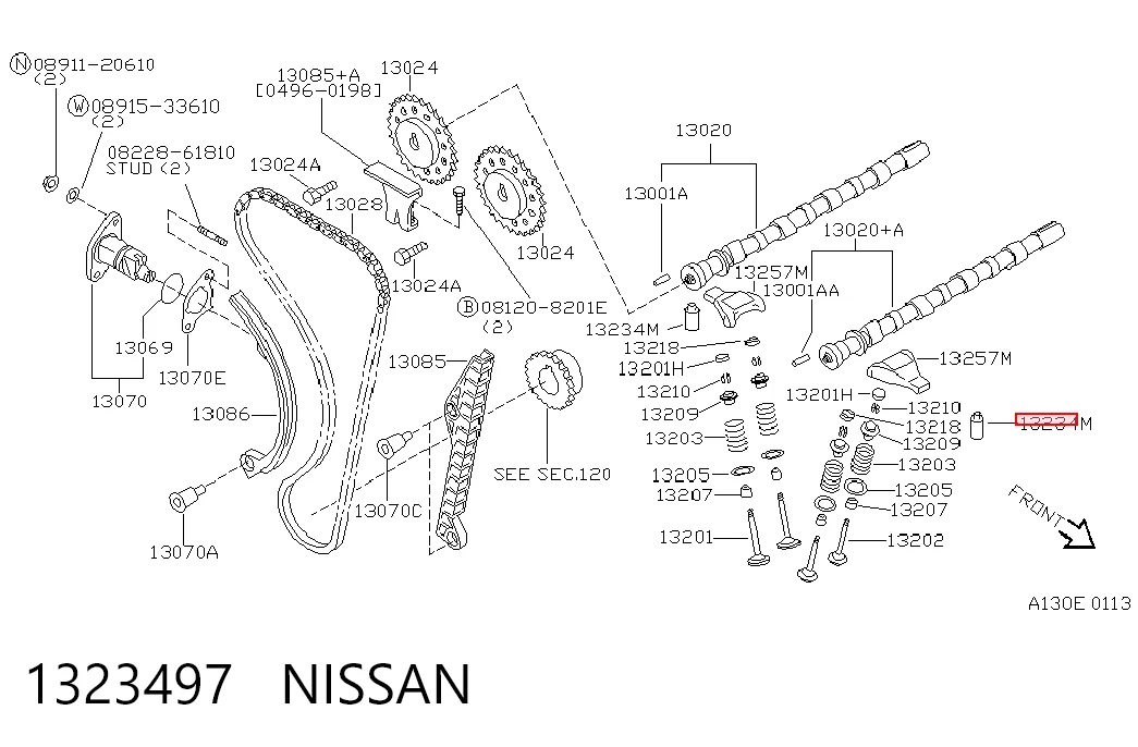 Compre Compensador hidrâulico (empurrador hidrâulico), empurrador de válvulas Nissan Almera 