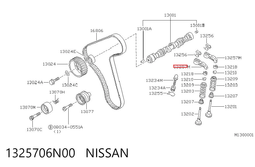 Balanceiro de válvula (balanceiro de válvulas) Nissan Vanette  C23 ao melhor preço