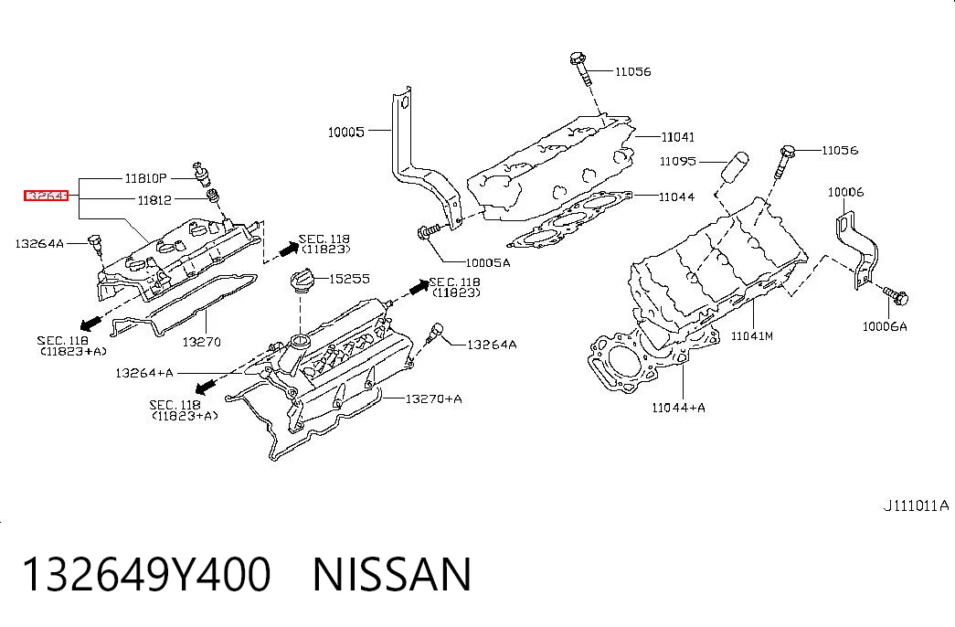 Tampa de válvulas Nissan Murano  Z50 ao melhor preço