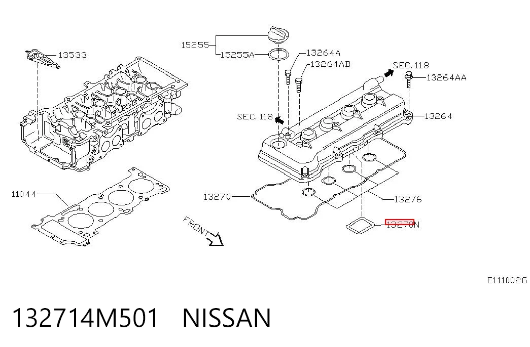 132714M501 Nissan/Infiniti