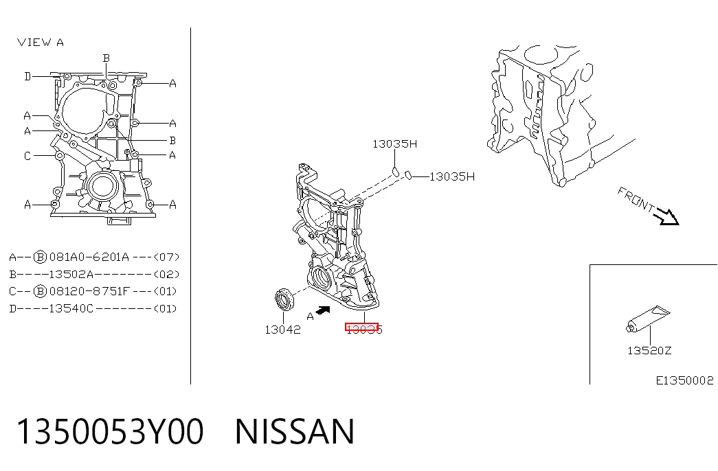 Bomba de óleo Nissan Primera  P10