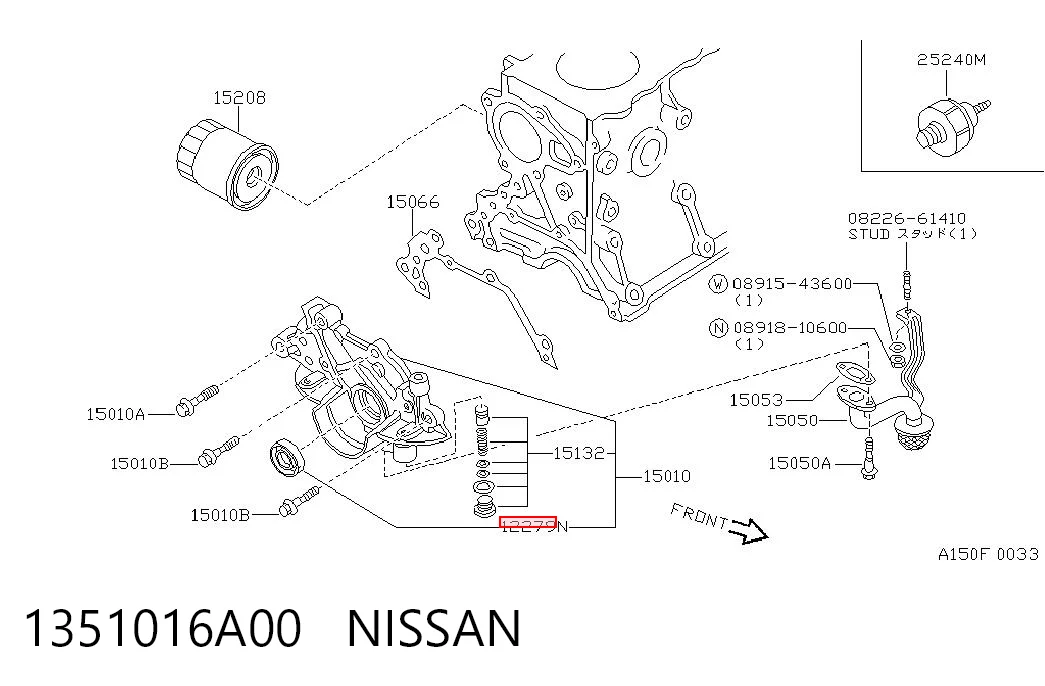 1351016A00 Nissan/Infiniti