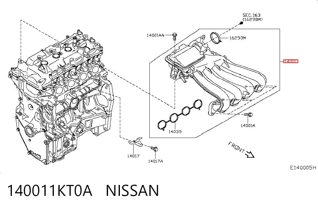 140011KT0A Nissan/Infiniti