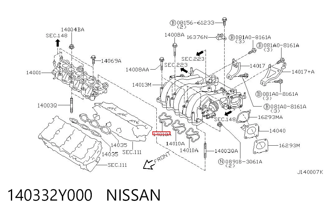 140332Y000 Nissan/Infiniti