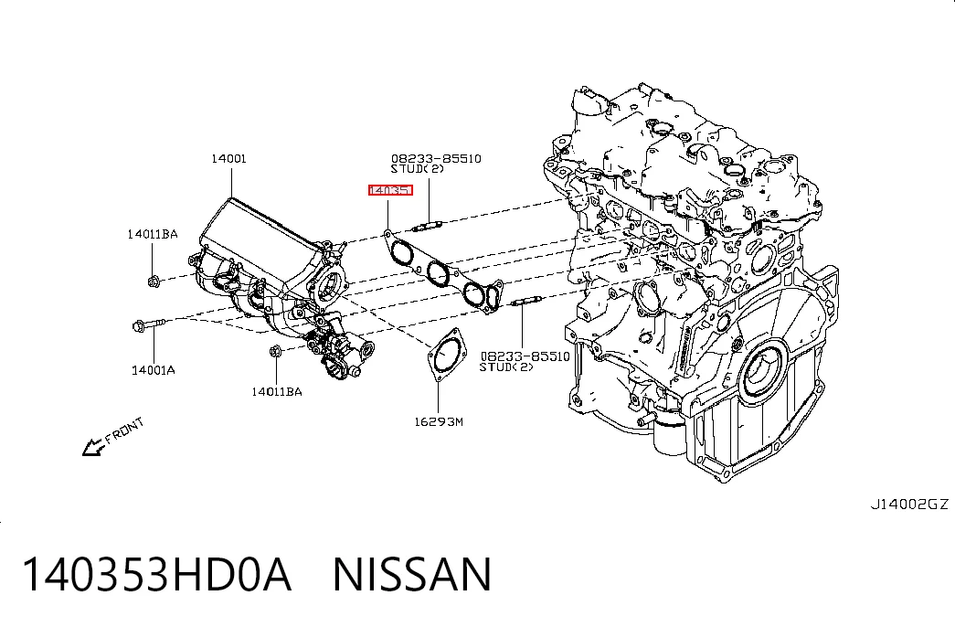 140353HD0A Nissan/Infiniti