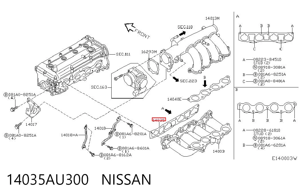 14035AU300 Nissan/Infiniti