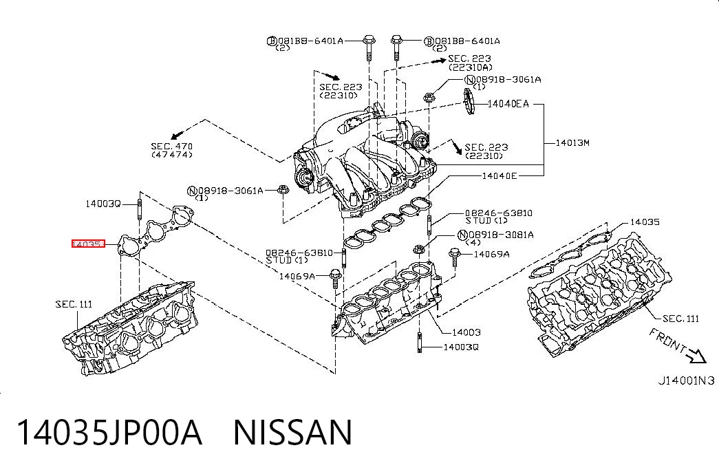 14035JP00A Nissan/Infiniti