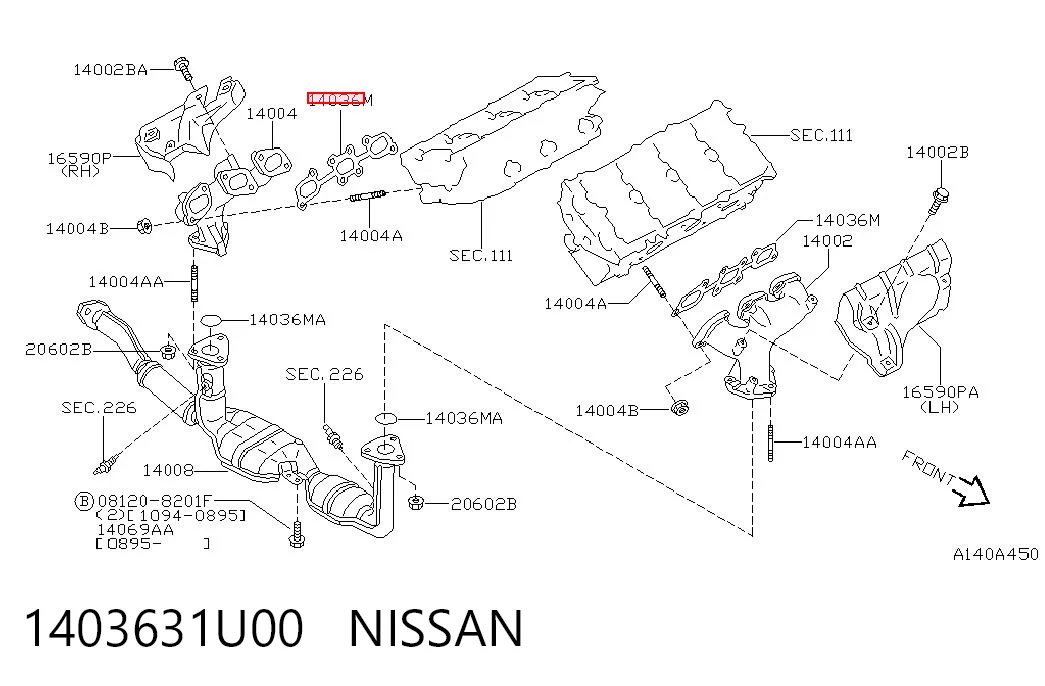 1403631U00 Nissan/Infiniti