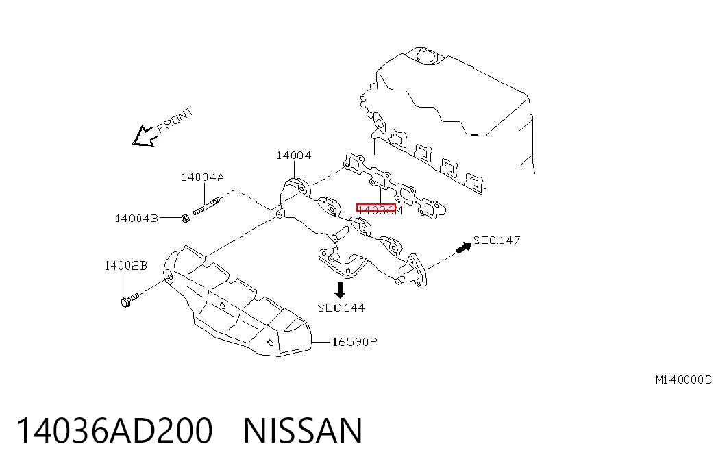 14036AD200 Nissan/Infiniti
