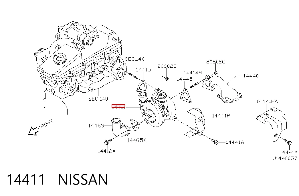  Turbina Nissan Patrol SUV (Y61) (1997 - 2010) 