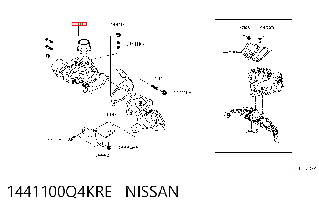 1441100Q4KRE Nissan/Infiniti