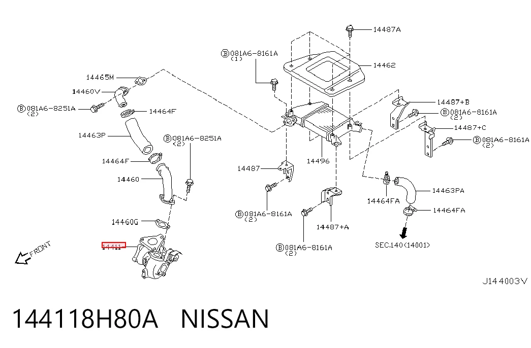 144118H80A Nissan/Infiniti