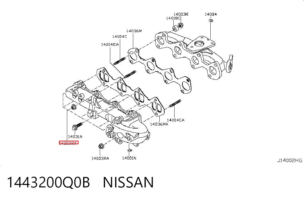 1443200Q0B Nissan/Infiniti