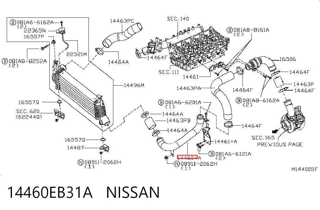 14460EB31A Nissan/Infiniti