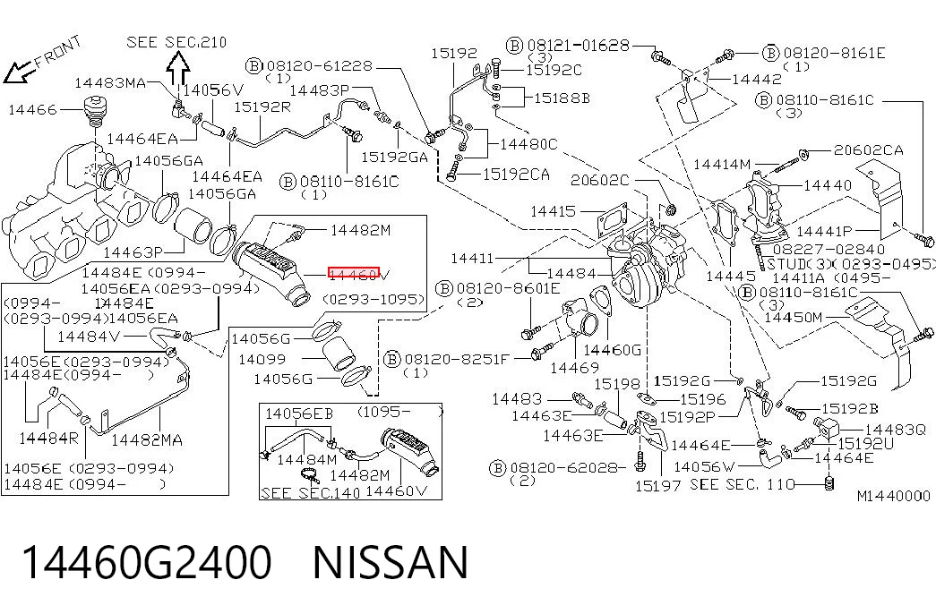 14460G2400 Nissan/Infiniti