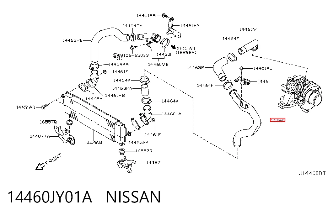 14460JY01A Nissan/Infiniti