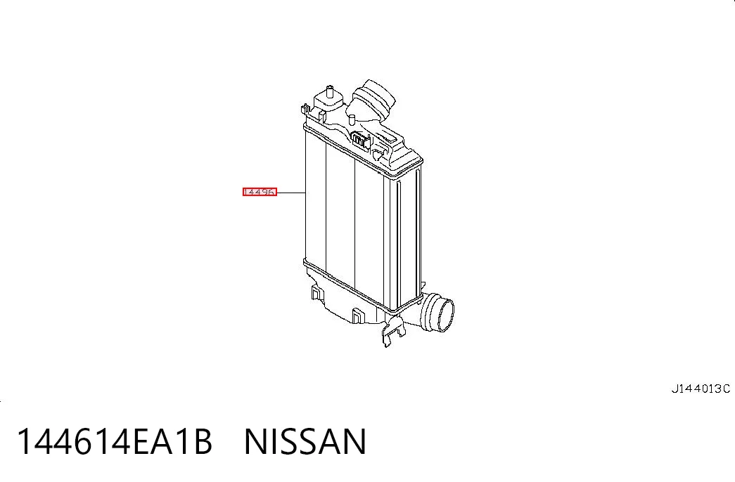 Radiador de intercooler para Renault Megane IV LV